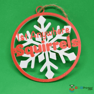 Squirrels Christmas Decoration